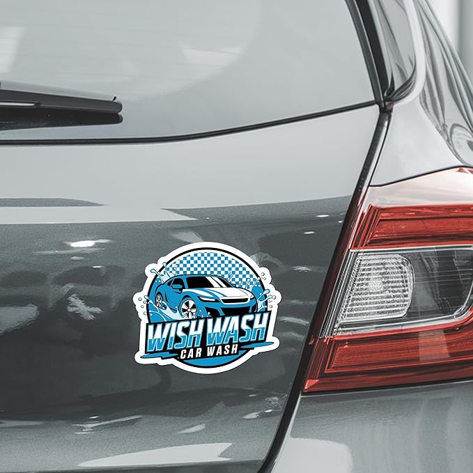 Magnet Me Up Custom Car Magnet – Personalized Die-Cut Magnetic Decal, Weatherproof UV-Printed, Strong Hold, Upload Image & Text – Made in USA, Any Size for Bumper, Truck, Business & More
