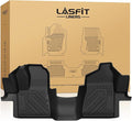 LASFIT Front Floor Mat for 2015-2021 Ford Transit 150/250/350/350HD with Vinyl Floor(Not Fit for Transit Connect) All Weather Protector TPE Car Floor Liner for Transit Vans, 1st Row Only, Black
