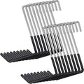 18 Pack Heavy Duty Rafter Hooks for Hanging Vinyl Coated Large S Hooks for Hanging Ladder Bike Hangers Garage Storage Organizer Black