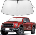 2024 Upgrade Front Windshield Sunshade fit for Ford F150 2009-2014 Foldable Car Shade 240T Reflective Polyester Ford F-150 Lariat King Ranch Platinum XL XLT Limited Raptor Accessories |Keep Cool|