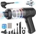 2-in-1 Car Vacuum&Air Duster,65w/16kpa/30 Mins,High Powerful Dust Cleaner Portable Cordless Vacuum,Compressed Air Blower,Lightweight Rechargeable Handheld Mini Vacuum for Car/Home/Office
