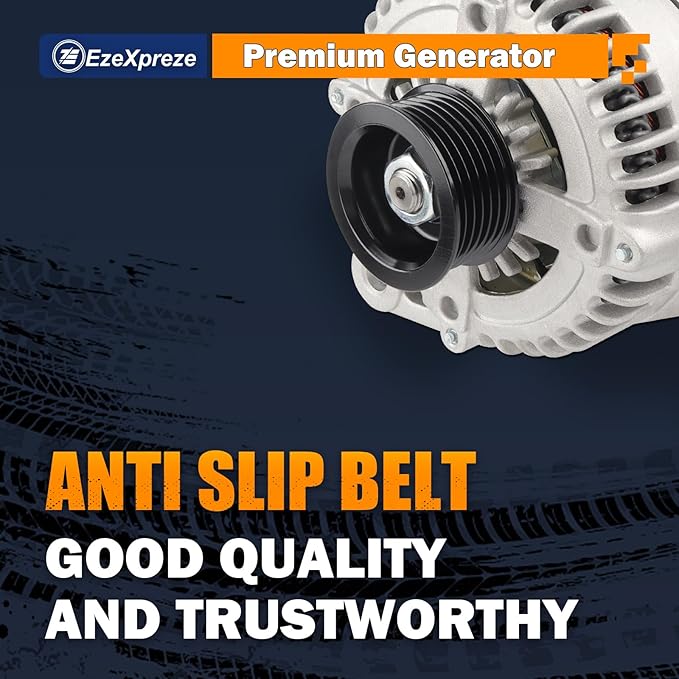 Ezexpreze 11032 New Alternator Compatible for Lexus for RX330 V6 3.3L 2004-2006 for Lexus for ES330 V6 3.3L 2004-2006, 130A High Output Alternator Replaces 104210-4180 104210-4190