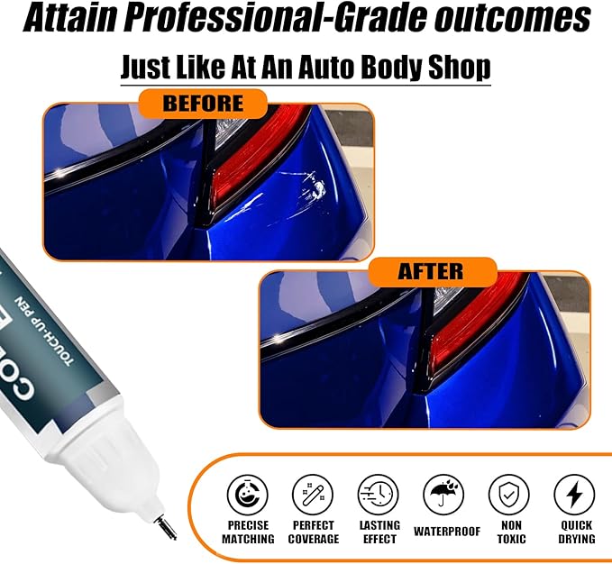 Sapphire Blue Pearl(WCH) Touch Up Paint Compatible with SUBARU, Car Paint Pen Scratch Repair Two-In-One Touch Up Paint, Premium Car Scratch Remover for Deep Scratches