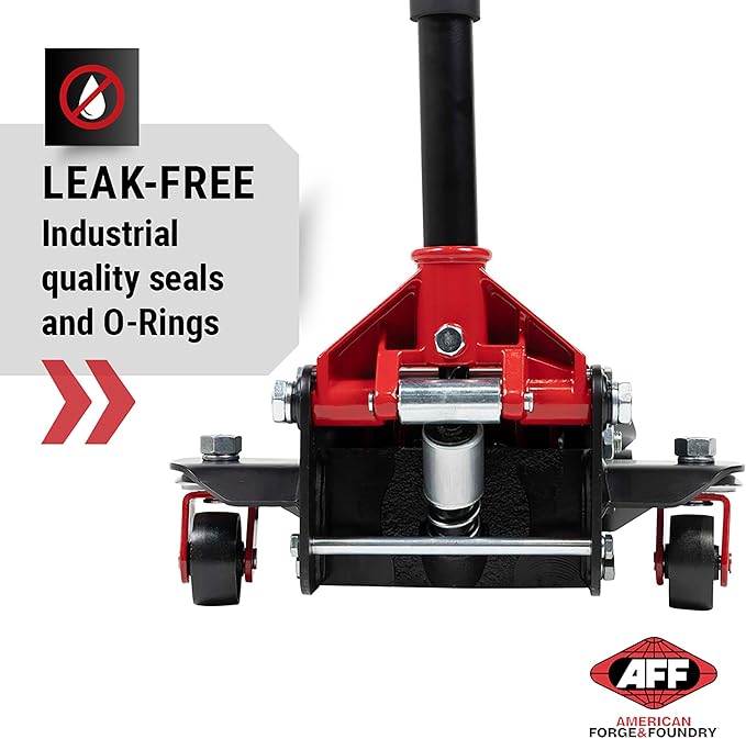 AFF 3.5 Ton Floor Jack - Low Profile Car Jack with Lightning Lift Hydraulic - Heavy Duty