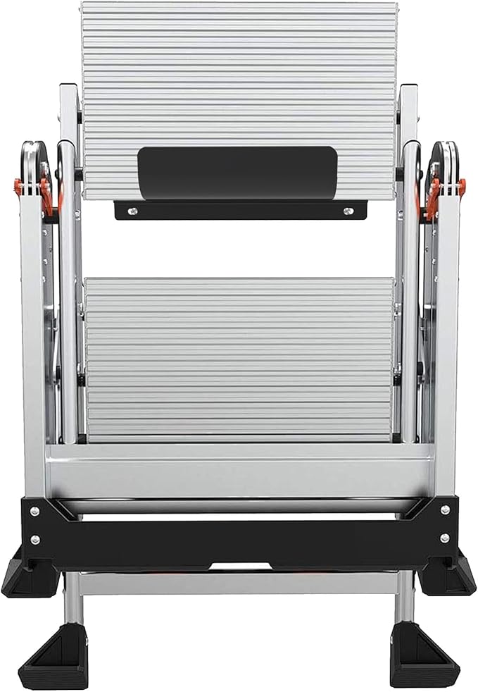 Heavy Duty Metal Wall Storage Hangers for Garage - Black Ladder Rack with Screws (16.5 inch 1PCS)