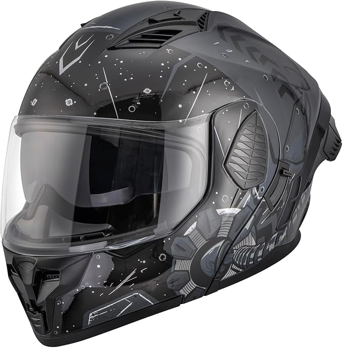 Modular Motorcycle Helmets Full Face Flip up Street Bike Motorcycle Helmet for Unisex Adult Model-167