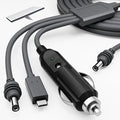 Starlink Mini Power Cable 3-in-1 33FT/10M USB-C to DC 12-24V Car Power Cord, 100W Waterproof Cigarette Lighter Plug DC Male Input Charging Extension Cable for Starlink Mini