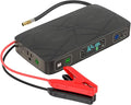 HALO Bolt Ultimate 2 Portable Car Battery Jump Starter | 130 PSI Air Compressor, 55.5Wh USB Power Bank with AC Outlet, Emergency Floodlight & Charger, Jumps Cars SUVs & Trucks, Inflates Tires — Black