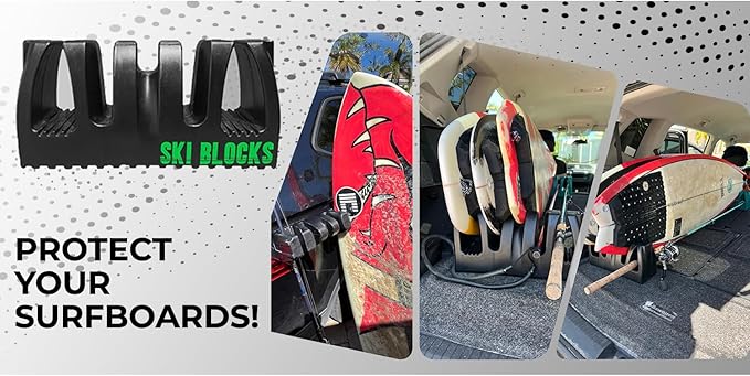 Magnetic Surfboard & Fishing Pole Holder – Vertical & Horizontal Storage Rack for Cars, Trucks & Garages – Heavy-Duty, Non-Slip Mount for Rods, Bicycles, Skis, Tools & More