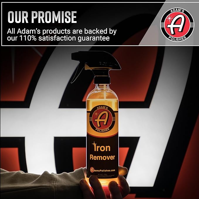 Adam's Iron Remover (Gallon) - Iron Out Fallout & Stop Rust Remover Spray for Car Detailing Removes Iron Particles in Auto Paint, Wheels, Motorcycle, RV & Boat - Use Before Clay Bar, Wax or Car Wash