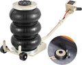 VEVOR Air Jack, 3T / 6600 lbs Triple Bag Air Jack, Airbag Jack with Six Steel Pipes, Lift up to 17.7 inch/450 mm, 3-5 s Fast Lifting Pneumatic Jack, with Long Handles for Car, Garage, Repair