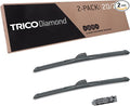TRICO Diamond 20" + 20" Premium Automotive Replacement Windshield Wiper Blades (Set of 2), Passenger and Driver Side All-Weather Beam Wiper Blades for Select Vehicle Models