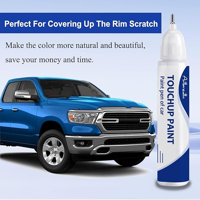 Hydro Blue(PBJ) Touch Up Paint for Dodge-Exact Match–Chips and Nicks Car Paint Scratch Repair Kit Automotive Paint Pen for Challenger/Durango/Grand Caravan/Charger/RAM