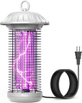 Buzbug LED Bug Zapper Indoor Outdoor, 10 Years Lifespan, 6.5ft Power Cord, IPX4 Waterproof, High-Voltage, Mosquito Zapper, Fruit Fly Mosquito Moth Gnat Trap Killer Zapper -MO008C (White)