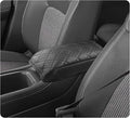 LUWU 2025 Kicks Center Console Cover Compatible with 2025 Nissan Kicks Accessories 2025 Kicks S/SV/SR Armrest Cover Armrest Console Cover (Thick Black)