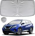 KAYZT Windshield Sun Shade for 2015-2024 Nissan Murano Foldable Sunshade Front Window Custom Fit Car Accessories