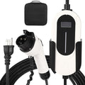 Level 1 EV Charger, 15A 110V Voltage, NEMA 5-15 Plug, 25ft Cable, Adjustable Current/Delay Timer, SAE J1772 Listed Portable Electric Car Charger for Indoor/Outdoor Use