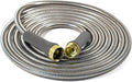 Sunfiier Short Garden Hose 5 Ft – Extension Leader Hose-304 Stainless Steel Water Hose, Flexible Small Extender Hose for Garden, Outdoor Use (5 FT)
