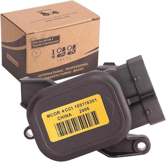 10L0L MCOR 4 Throttle Potentiometer for Club Car DS & Precedent 2012-up Golf Cart, Replaces OEM# 105116301, 103850401(MCOR 3)