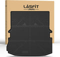 LASFIT Trunk & Backrest Mat for Ford Explorer 2015-2019, Custom Fit All Weather Protector TPE One-Piece Design Easy Installation Trunk with Seatback Mat, 1pc Black