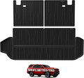 TripleAliners Trunk Mat & Rear Seatback Mat Fit for Toyota 2025 4Runner All Weather TPE Liners Accessories Custom Fit 6th Generation 4Runner TPE Heavy-Duty Covers(Only for 7 Seats)