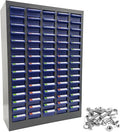 Parts Cabinet, 75 Drawers Tool Cabinet Without Door, Plastic Bolt and Nut Tool Storage Box for Garage Office Warehouse