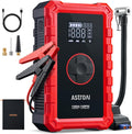 AstroAI S8 Air Jump Starter with Air Compressor, 1500A Peak Car Battery Jump Starter Portable (6.0 Gas/3.0L Diesel) with 150PSI Cordless Auto-Shutoff Tire Inflator, 12V Battery Charger Booster(Red)