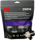 3M Performance Pressure HVLP Atomizing Head Refill Kit, 26814, Size 1.4, Orange, for use Performance Industrial Spray Gun, 10 Pack