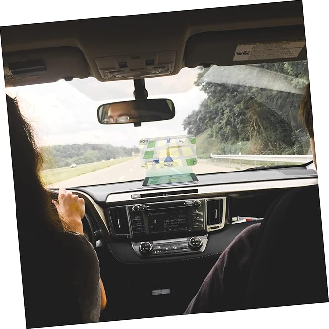 2pcs Hud Reflective Film Car Hud Display Head- up Display Windscreen Film Car Window Film Head up Display Reflective Film Reflective Sheet Reflective Windshield Film The Pet