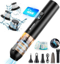 Car Vacuum Cleaner,95W/19Kpa/30Mins,Mini High Power Pet Portable Handheld Cordless Vacuum Pro, Rechargeable Extractor Vacuum Detailing with Cleaning Gel for Car, Home and Office Detail Cleaning