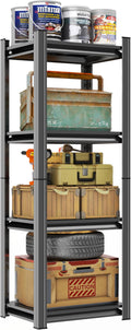 Metal Garage Shelving Unit, Heavy Duty 4-Tier Adjustable Storage Rack, Steel Shelving,2000 lbs Capacity, Industrial Shelves for Heavy Tools and Equipment (4-Tier 54" H x 20" W x 14" D)