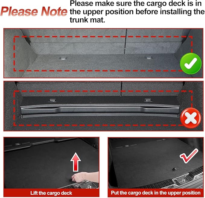 Floor Mats & Cargo Liner Fit for Honda CRV 2023-2025 2026 All Models (Include Hybrid) - Custom Fit All Weather Floor Liners & Trunk Mat (Upper Deck) 2025 CR-V Accessories Full Set Car Mats