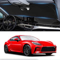 Sunshade for Toyota 86/2022-2023 Toyota GR86 Accessories Front Window 210T Sliver Coating Reflective Polyester Shield Cover for Windshield Sun Visor Protector Block UV Ray