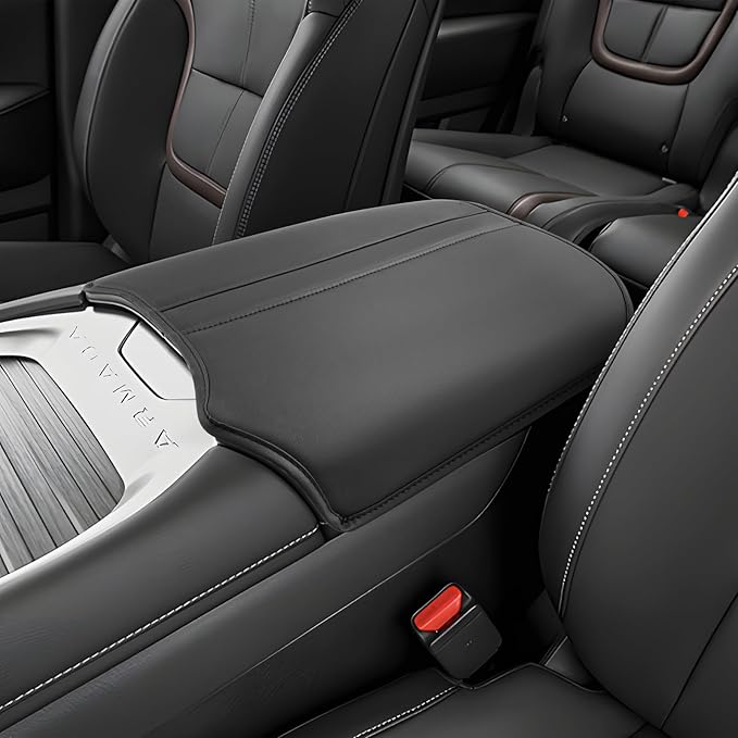 SKTU for 2025 Nissan Armada Accessories Armrest Cover for 2025+ Nissan Armada Center Console Cover Nissan Armada 2025 Accessories 2025 Armada Center Console Cushion Pad