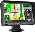 GPS Navigator for Car,Latest 2025 Map,9 inch Touch Screen Real Voice Spoken Navigation System for Cars, Vehicle GPS with Speed and Red Light Warning Lifetime Maps Update