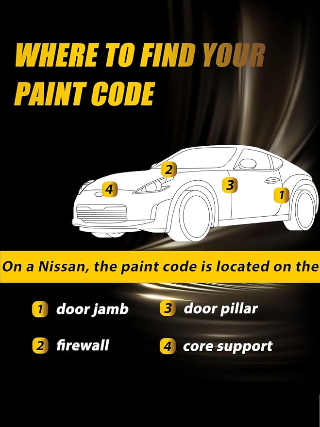 Rosewood(NBQ) Touch Up Paint Compatible with Nissan, Exact Match Car Paint Pen Automotive Scratch Repair Remover Kit Quick & Easy Solution for Vehile Chips and Nicks