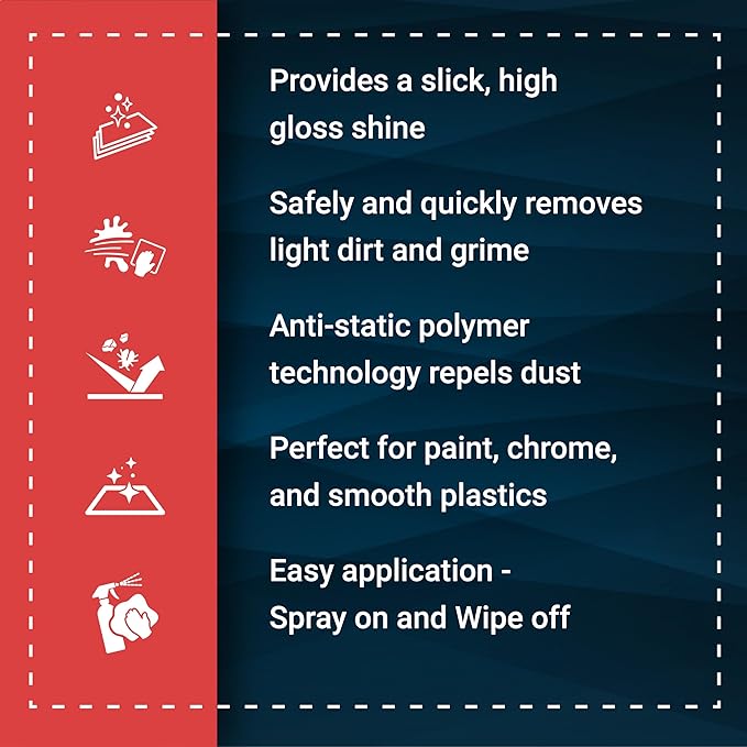 Platinum Speed Sauce, Anti-Static Quick Detail Spray for Cars, Trucks, SUVs, 24oz.
