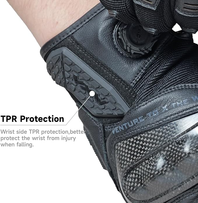VXW High Protection Motorcycle Gloves for Men - Gel Palm Sliders& Joints Protection Design, High-Speed Sports Gear for MTB/ATV/BMX/Motocross/Racing/Dirt Bike Gear
