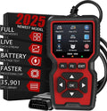 OBD2 Scanner Diagnostic Tool, Check Engine Code Reader OBD2 Scanner with Reset, Mode 6, Mode 8 & I/M Readiness, Auto Check Engine Light Car Diagnostic Scan Tool for All OBDII Car Since 1996