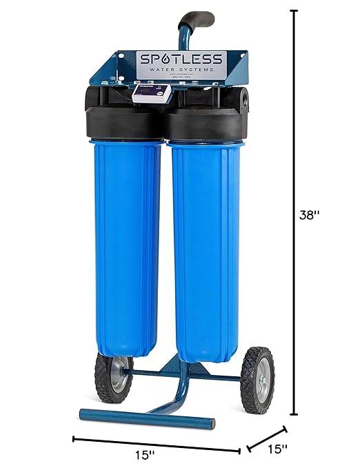 CR Spotless Water Systems - DIC-20 Simplest RV & Car Wash System, Rinse Works for All Vehicles, Motorcycles, Bikes, Boats, Planes, Yachts, Deionized Towel Drying Eliminated, 1 Pack