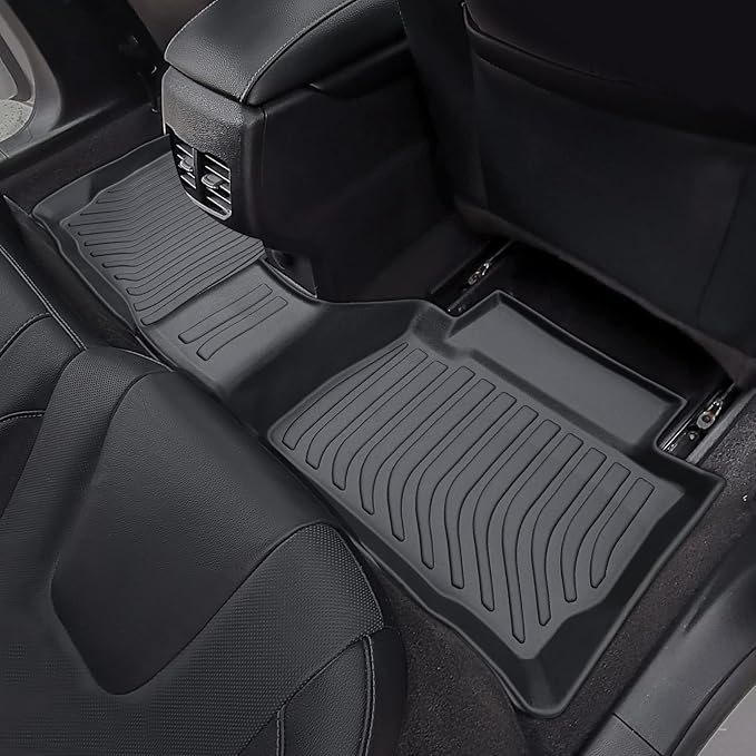 Car Floor Mats for Ford Fusion with Cargo Liner 2020 2019 2018 2017 (Not Hybrid), Trunk Cargo Mat Custom Fit for Fusion Accessories 2017-2020 Full Set 4-Piece Black