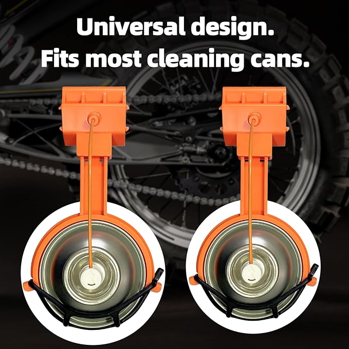 Motorcycle Chain Cleaning Kit, Bike Chain Oiler, Chain Lube Tool Kit for Motorsport Motorcycle, Bike Chain Cleaner, Streetbike Chain Oiler, (Applicable Sizes Include 428, 520, 525, 530 Chains)