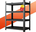 63''H Heavy Duty Metal Shelving Unit, 2000 lbs Total Capacity, Dual-Layer Column, Tool-Free Assembly, All-Steel Construction for Garage, Warehouse, Basement,45.3''W x 19.7''Dx 63" H
