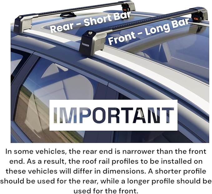 Catch USA Car Roof Rack Cross Bars for Subaru Outback Wilderness with Lock 2021 2022 2023 Aluminum Cross Bar for Rooftop Cargo Carrier Luggage Kayak Canoe Bike Snowboard (Black)