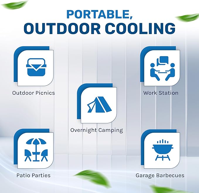 Hessaire MC61M 5,300 CFM 3-Speed Portable Evaporative Cooler
