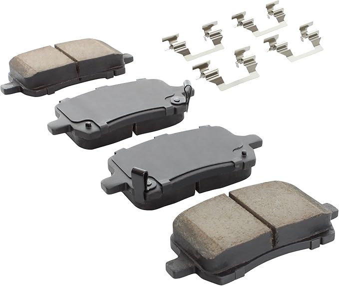 Premium Ceramic Front Brake Pads (1001-1028C) Compatible with 2004-2010 Chevrolet/Pontiac/Saturn (Cobalt/G5/G6/HHR/Ion/Malibu/Pursuit/Sky/Solstice)