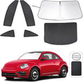 TINGLU Window Shades for Volkswagen VW Beetle 2012-2019 Accessories Car Side Full Windows Windshield Sun Shade Sun UV Rays & Privacy Protection for Camping,Napping,and Relaxing 6PCS