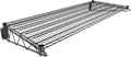 24" x 60" Black Epoxy Wire Wall Mount Shelf