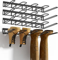 Boot Rack, Wader Hangers for wall, 8 Pair Boots Organizer Racks for Tall Boots and Cowboy shoes, Metal Wall Mounted Shoe Rack, Boot Trays for Entryway,Garage (4 Pack)