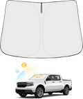 Windshield Sun Shade for Ford Maverick 2022-2025 2026 Accessories Thicken 6-Layer Front Window Sunshade Cover Sun Visor Protector Foldable Block UV Rays Keep Vehicle Cool